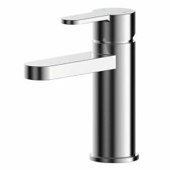 Nuie Arvan Mini Mono Basin Mixer With Push Button Waste - ARV315