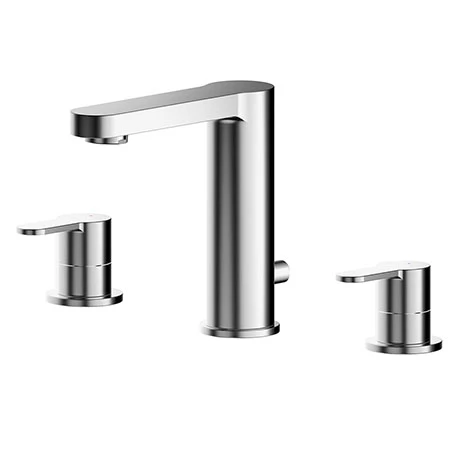 Nuie Arvan 3TH Basin Mixer With Pop-up Waste - ARV337 3 Nuie Arvan 3TH Basin Mixer With Pop-up Waste - ARV337