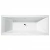 Nuie Asselby Square Double Ended Acrylic Bath -Nuie Sales Store Asselby Square Double Ended Acrylic Bath Medium
