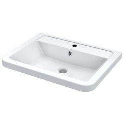 Nuie 600mm Ceramic Inset Basin - CBM003