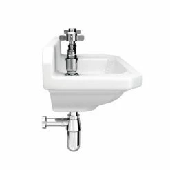 Nuie Carlton Traditional Cloakroom Suite - Close Couple Toilet & Wall Hung Basin -Nuie Sales Store CCTCS n d6 460