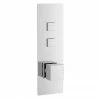 Nuie Square Push Button Shower Valve - Two Outlet - CPB7311 1 Nuie Square Push Button Shower Valve - Two Outlet - CPB7311 -Nuie Sales Store CPB7311 p
