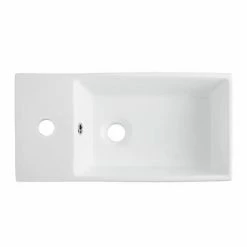 Nuie Cubix Gloss White Vanity Unit With Concealed Cistern, Square BTW Pan & Soft Close Seat -Nuie Sales Store CXCCSBTWP d5 460