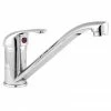 Nuie Contemporary Kitchen Tap With Swivel Spout - Chrome - DTY306