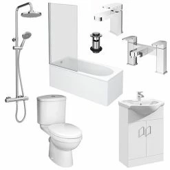Nuie Drift Complete Modern Bathroom Package