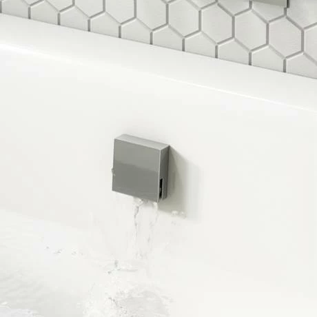 Nuie - Square Slimline Freeflow Bath Filler - E317 5 Nuie - Square Slimline Freeflow Bath Filler - E317 - Image 3
