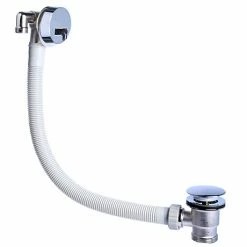 Nuie Round Waterfall Freeflow Bath Filler - E320