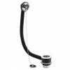Nuie Chrome Bath Combined Waste & Overflow With Plug & Ball Chain - E345 1 Nuie Chrome Bath Combined Waste & Overflow With Plug & Ball Chain - E345 -Nuie Sales Store E345 p