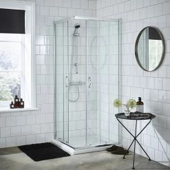 Nuie Ella Corner Entry Shower Enclosure - Various Size Options - Enclosure Only
