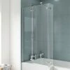 Nuie Ella 1400 Square Hinged Bath Screen - ERSBS0 -Nuie Sales Store ERSBS0 PN