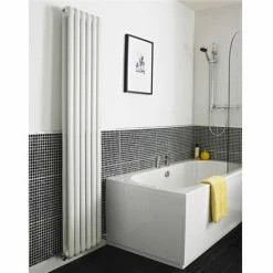 Nuie - Salvia Double Panel Radiator - 1800 X 377mm - White - HSA001 -Nuie Sales Store HSA001 d2 375
