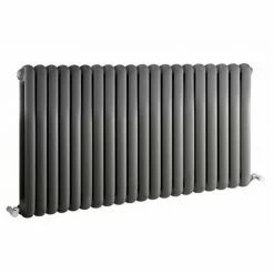 Nuie - Salvia Double Panel Radiator - 635 X 1210mm - Anthracite - HSA007