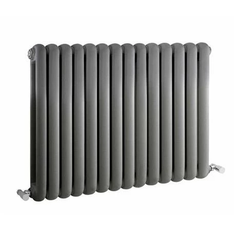 Nuie - Salvia Double Panel Radiator - 635 X 853mm - Anthracite - HSA008 3 Nuie - Salvia Double Panel Radiator - 635 X 853mm - Anthracite - HSA008
