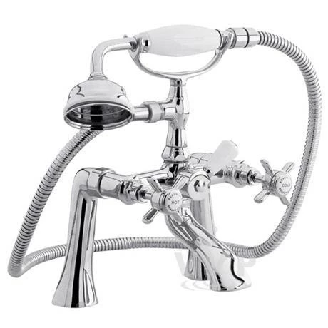 Nuie Traditional Beaumont Bath Shower Mixer W. Shower Kit - I304X 3 Nuie Traditional Beaumont Bath Shower Mixer W. Shower Kit - I304X