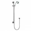 Nuie Traditional Shower Slide Rail Kit - Chrome - ITY310