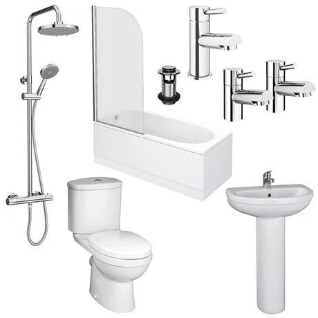 Nuie Ivo Complete Modern Bathroom Package 3 Nuie Ivo Complete Modern Bathroom Package