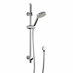 Nuie Modern Slide Rail Shower Kit - Chrome - JTY004