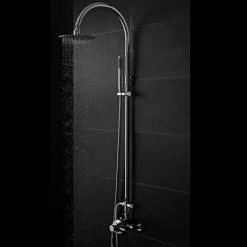Nuie Series F II Dual Exposed Thermostatic Shower Valve - Chrome - JTY026 -Nuie Sales Store JTY026 n d2 460