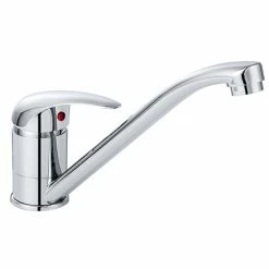 Nuie Eon Single Lever Sink Mixer With Swivel Spout - Chrome