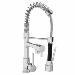 Nuie Side Action Kitchen Tap With Rinser & Pan Filler - KC311