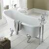Nuie Kensington 1700 Roll Top Slipper Bath Inc. Chrome Leg Set