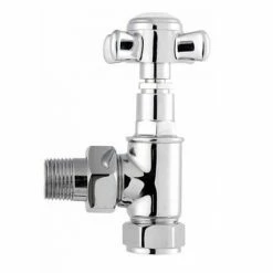 Nuie - Traditional Crosshead Angled Radiator Valves (pair) - MTY086