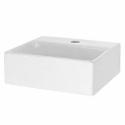 Nuie Rectangular Small Counter Top Basin 1TH 335 X 295mm - NBV106 -Nuie Sales Store NBV106 d1 460