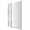Nuie 1400 Hinged Square Bath Screen With Fixed Panel - NSSQ1