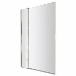 Nuie 1400 Hinged Square Bath Screen With Fixed Panel - NSSQ1