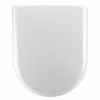 Nuie Luxury D-Shape Soft Close Toilet Seat With Top Fix - White - NTS002 -Nuie Sales Store NTS002 P