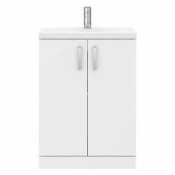 Nuie Pallas 600 Modern Gloss White Floor Standing Vanity Unit 13 Nuie Pallas 600 Modern Gloss White Floor Standing Vanity Unit -Nuie Sales Store PAL027E nw d4 460