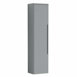 Nuie Elbe Satin Grey Wall Hung Tall Unit - PAR262