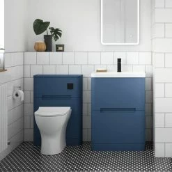 Nuie Elbe Satin Blue 550mm WC Unit - PAR341 7 Nuie Elbe Satin Blue 550mm WC Unit - PAR341 -Nuie Sales Store PAR341 d2 460