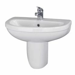 Nuie Caledon 555mm Basin With Semi Pedestal