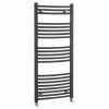 Nuie - Curved Ladder Towel Rail 500 X 1150mm - Anthracite - MTY104