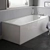 Nuie Linton Square Single Ended Bath (inc. Front + End Panel)