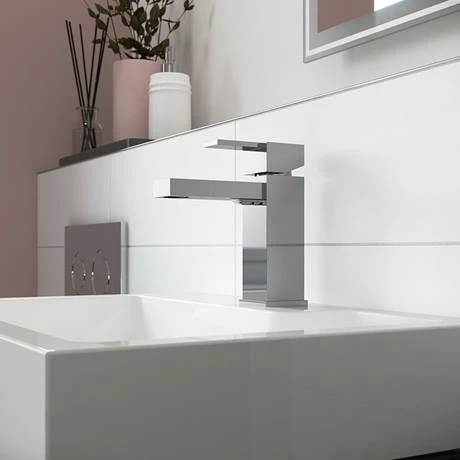 Nuie Sanford Chrome Mono Basin Mixer With Push Button Waste - SAN305 4 Nuie Sanford Chrome Mono Basin Mixer With Push Button Waste - SAN305 - Image 2