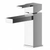 Nuie Sanford Chrome Mini Mono Basin Mixer With Push Button Waste - SAN315 -Nuie Sales Store SAN315 P
