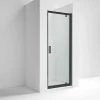 Nuie Pacific Black Profile Pivot Shower Door