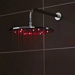 Nuie - 300mm Round LED Fixed Shower Head - STY071 11 Nuie - 300mm Round LED Fixed Shower Head - STY071 -Nuie Sales Store STY069 D3 460 2