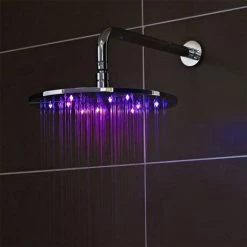 Nuie - 200mm Square LED Fixed Shower Head - STY070 -Nuie Sales Store STY069 D4 460