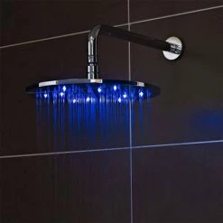 Nuie - 200mm Square LED Fixed Shower Head - STY070 -Nuie Sales Store STY069 D5 460