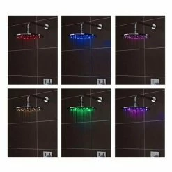 Nuie - 300mm Square LED Fixed Shower Head - STY072 -Nuie Sales Store STY070 D1N 375