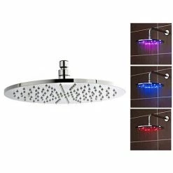 Nuie - 300mm Round LED Fixed Shower Head - STY071