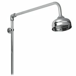 Nuie Traditional Exposed Thermostatic Triple Shower Valve Inc. Riser, 4" Rose & Slide Rail Kit -Nuie Sales Store Traditional Exposed Thermostatic Triple Shower Valve TEXSVRKIT d2 375