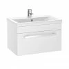 Nuie 600 X 400mm Wall Mounted Mid Edge Basin & Cabinet - Gloss White - VTWE600 2 Nuie 600 X 400mm Wall Mounted Mid Edge Basin & Cabinet - Gloss White - VTWE600 -Nuie Sales Store VTWE600 np