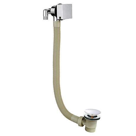 Nuie - Square Slimline Freeflow Bath Filler - E317 3 Nuie - Square Slimline Freeflow Bath Filler - E317