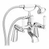 Nuie Traditional Bloomsbury Bath Shower Mixer & Shower Kit - Chrome - XM314 -Nuie Sales Store XM314 p